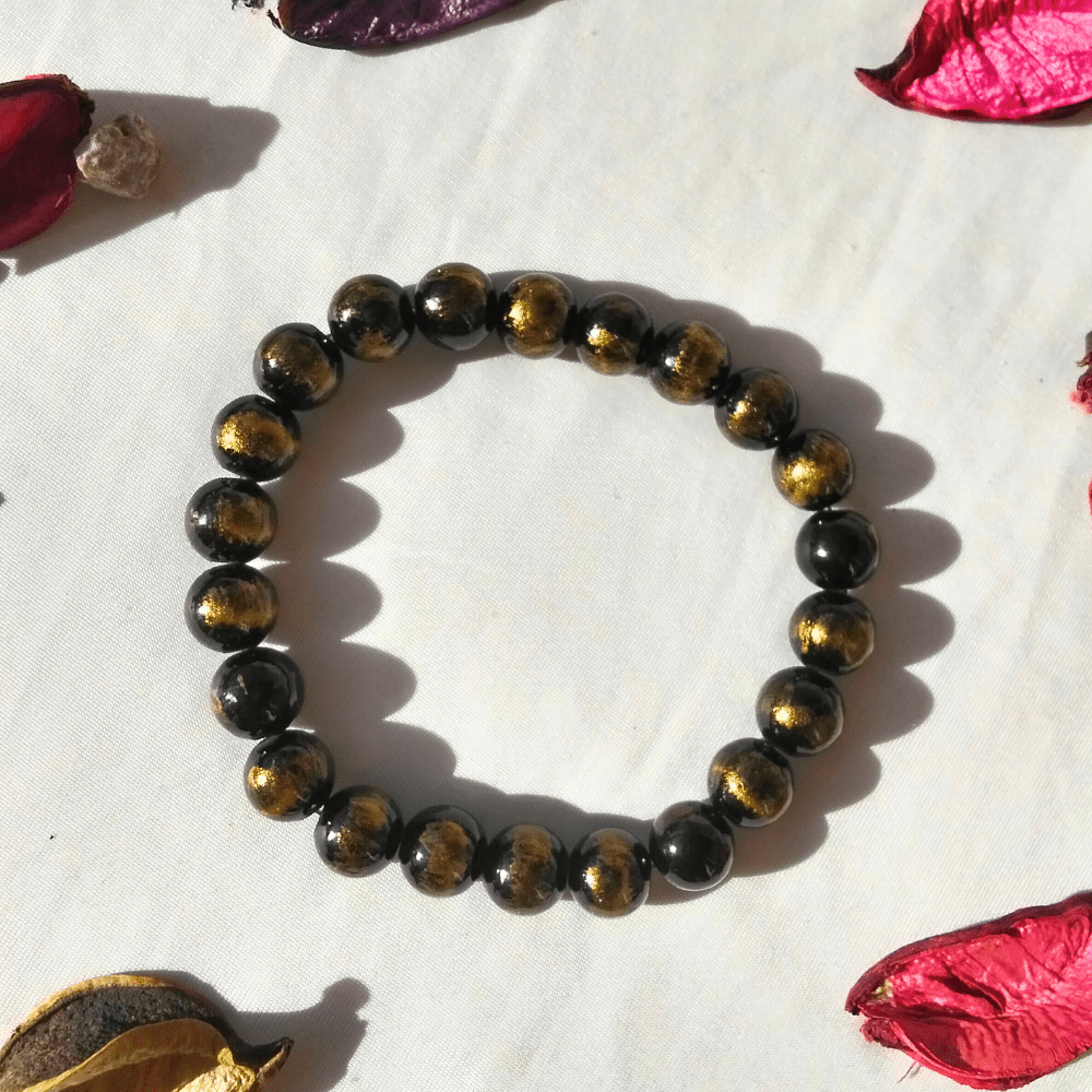 Gold Sheen set (Necklace & bracelet)