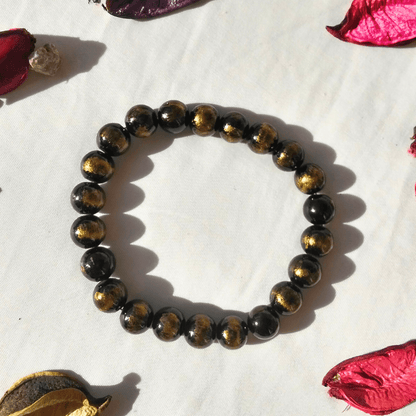 Gold Sheen set (Necklace & bracelet)