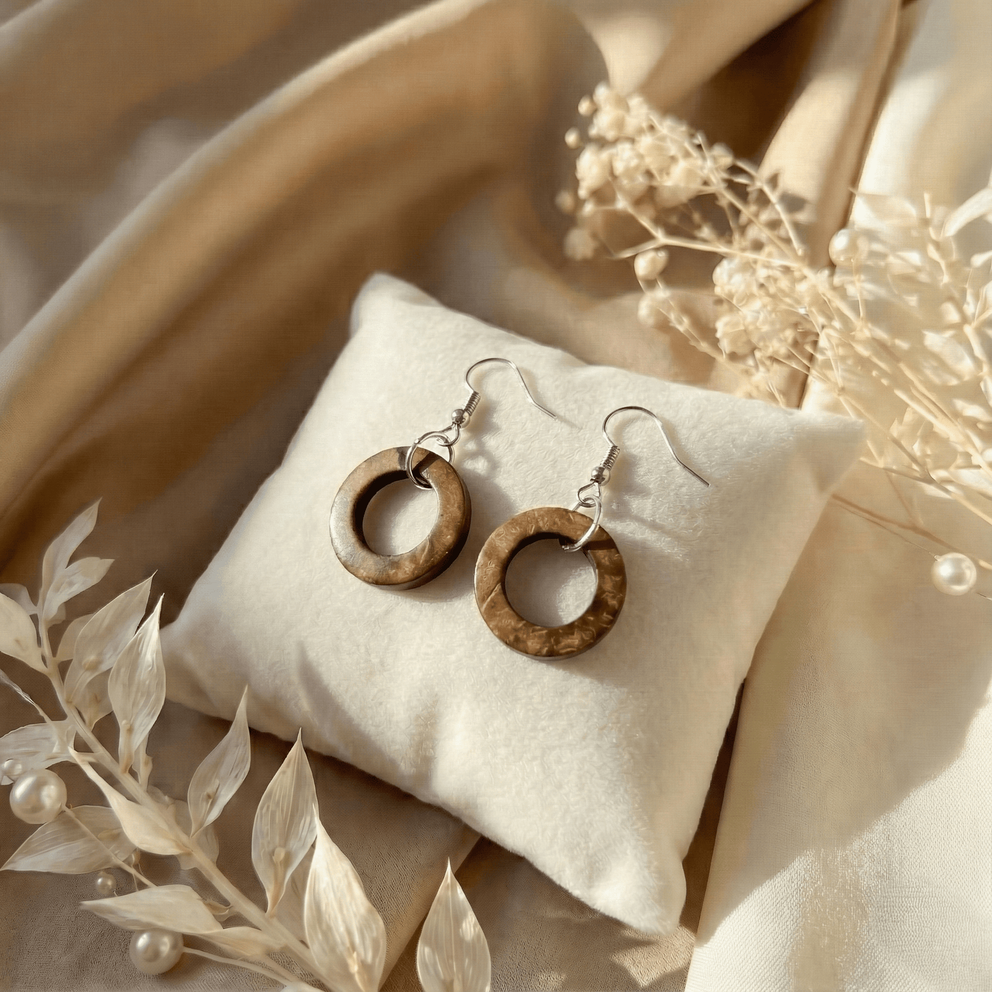 Woody Eclipse Earrings